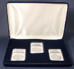 2006 Silver American Eagle $1 3 Coin Set NGC MS69 PF69 RP69