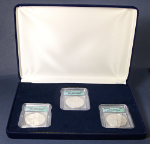 2006 Silver American Eagle $1 3 Coin Set ICG SP70 PR70 RP70