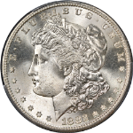 1882-S Morgan Silver Dollar CAC Sticker PCGS MS67 Blazing White Gem