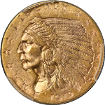 1912 Indian Gold $2.50 PCGS MS62 Nice Eye Appeal Strong Strike