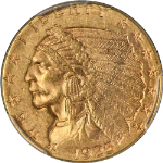 1925-D Indian Gold $2.50 PCGS MS63 Great Eye Appeal Nice Strike