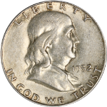 1852-S Franklin Half Dollar