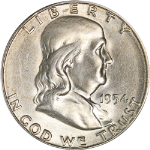 1954-S Franklin Half Dollar