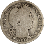 1898-S Barber Quarter