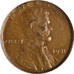 1931-S Lincoln Cent VF Key Date Nice Eye Appeal Nice Strike