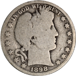 1898-O Barber Half Dollar