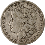 1878-CC Morgan Silver Dollar - PUNCH