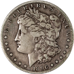 1896-S Morgan Silver Dollar - Choice+