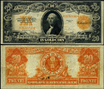 FR. 1187 $20 1922 Gold Certificate VF+ - Rust