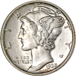 1935-S Mercury Dime