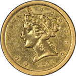 1840-P Liberty Gold $5 Choice AU Details Nice Strike