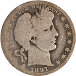 1897-O Barber Half Dollar