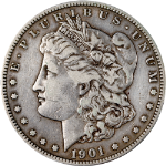 1901-S Morgan Silver Dollar