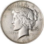 1923-P Peace Dollar - Rotated Reverse