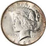 1923-D Peace Dollar - Crispy