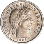 1893-S Barber Dime