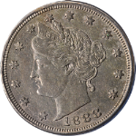 1888 Liberty V Nickel ANACS AU50 Nice Eye Appeal Strong Strike