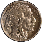 1913-D Type 1 Buffalo Nickel ANACS AU55 Nice Eye Appeal Nice Strike