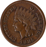 1885 Indian Cent ANACS VF30 Great Eye Appeal Nice Strike