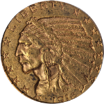 1916-S Indian Gold $5 PCGS AU53 Decent Eye Appeal