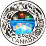 2019 Canada $3 Silver Coin NiagaraFalls WinterLights Colorized 9999 Fine 3pc Lot