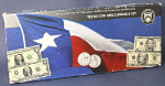 Texas Coin & Currency Set-Matching Serial #K00004152A/* - $1,$2,$5,$10-OGP (BEP)