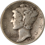 1921-P Mercury Dime - Key Date