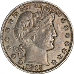 1915-D Barber Half Dollar Choice AU/BU Great Eye Appeal Strong Strike