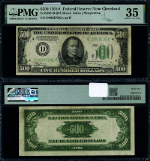 FR. 2202 D $500 1934-A Federal Reserve Note Cleveland D-A Block Choice PMG VF35