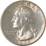 1937-P Washington Quarter