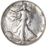 1918-D Walking Liberty Half - Cleaned