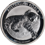 2012 Australia 1 Ounce Silver Koala NGC MS69 Aussie Flag Label - STOCK