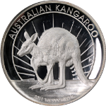 2011-P Australia 1 Ounce Silver Kangaroo High Relief NGC PF69 UCAM Aussie Flag