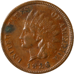 1886 Type 1 Indian Cent