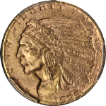 1925-D Indian Gold $2.50 PCGS MS64 Superb Eye Appeal Strong Strike