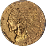 1929 Indian Gold $2.50 PCGS MS62 Nice Eye Appeal Nice Strike