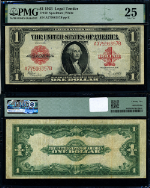 FR. 40 $1 1923 Legal Tender PMG VF25 PQ