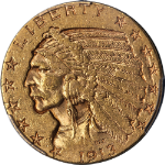 1913-S Indian Gold $5 PCGS AU50 Nice Eye Appeal Nice Strike