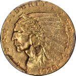 1928 Indian Gold $2.50 PCGS MS63 Great Eye Appeal Strong Strike