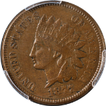 1877 Indian Cent PCGS XF40 Key Date Superb Eye Appeal Strong Strike