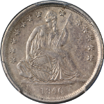 1840-O Seated Liberty Dime No Drapery PCGS AU Details Key Date Nice Eye Appeal