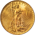 1927-P Saint-Gaudens Gold $20 CAC Sticker PCGS MS65 Superb Eye Appeal