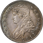 1811 Bust Half Dollar Small &#39;8&#39; Choice AU/BU 0-110 R.1 Great Eye Appeal