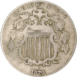 1870 Shield Nickel