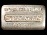 Engelhard 10 Ounce Silver Bar - 11th Series P Prefix - .999+ Fine #P293076