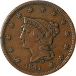 1841 Large Cent - Choice+