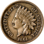 1861 Indian Cent