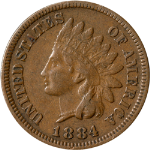 1884 Indian Cent