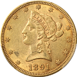 1891-CC Liberty Gold $10 PCGS AU55 Nice Eye Appeal Nice Strike