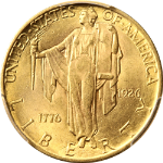 1926 Sesqui Commemorative Gold $2.50 PCGS MS64 Superb Eye Appeal Nice Strike